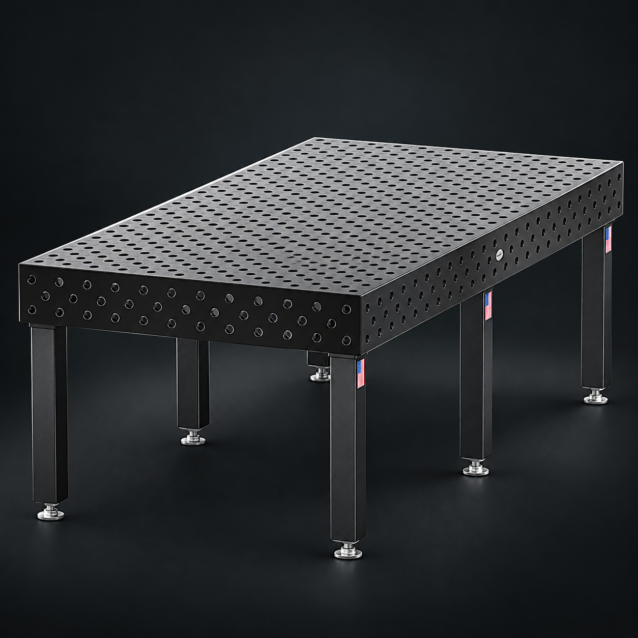 Siegmund 4 × 8 ft welding table